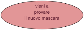 vieni a provare
il nuovo mascara 
 