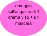 omaggio sull’acquisto di 1 crema viso + un mascara